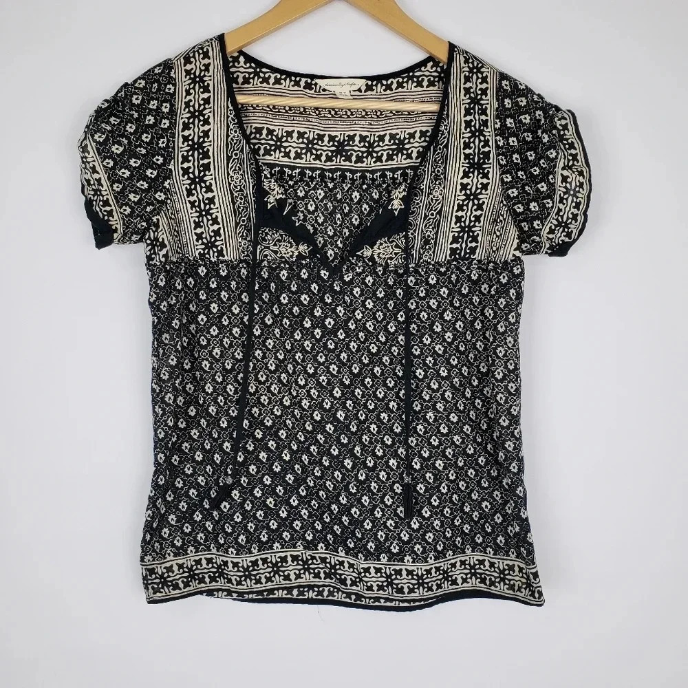 AEO Boho Tassel Top